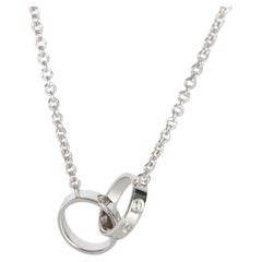 Cartier White Gold  Love Necklace