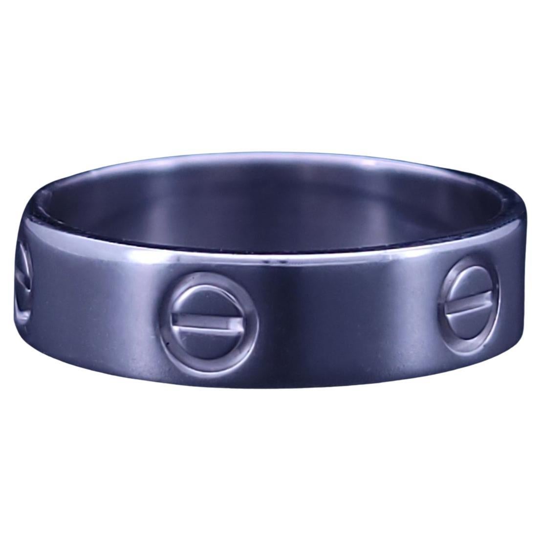 Anillo Amor Cartier Oro Blanco