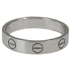 Cartier White Gold Love Ring Band
