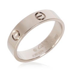 Cartier White Gold Love Ring