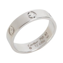 Cartier White Gold Love Ring