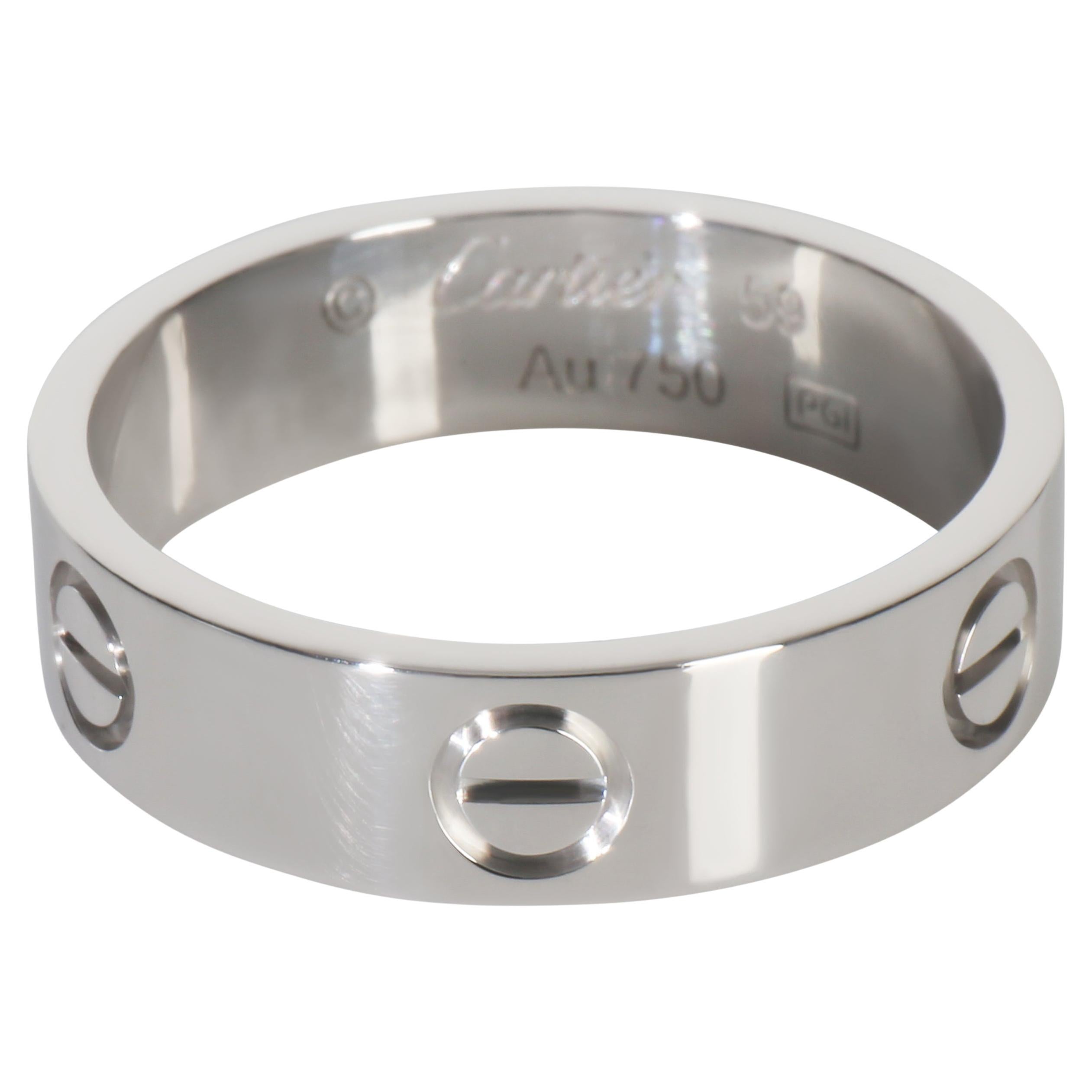 Cartier White Gold  Love Ring