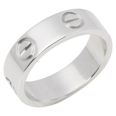 Cartier White Gold Love Ring