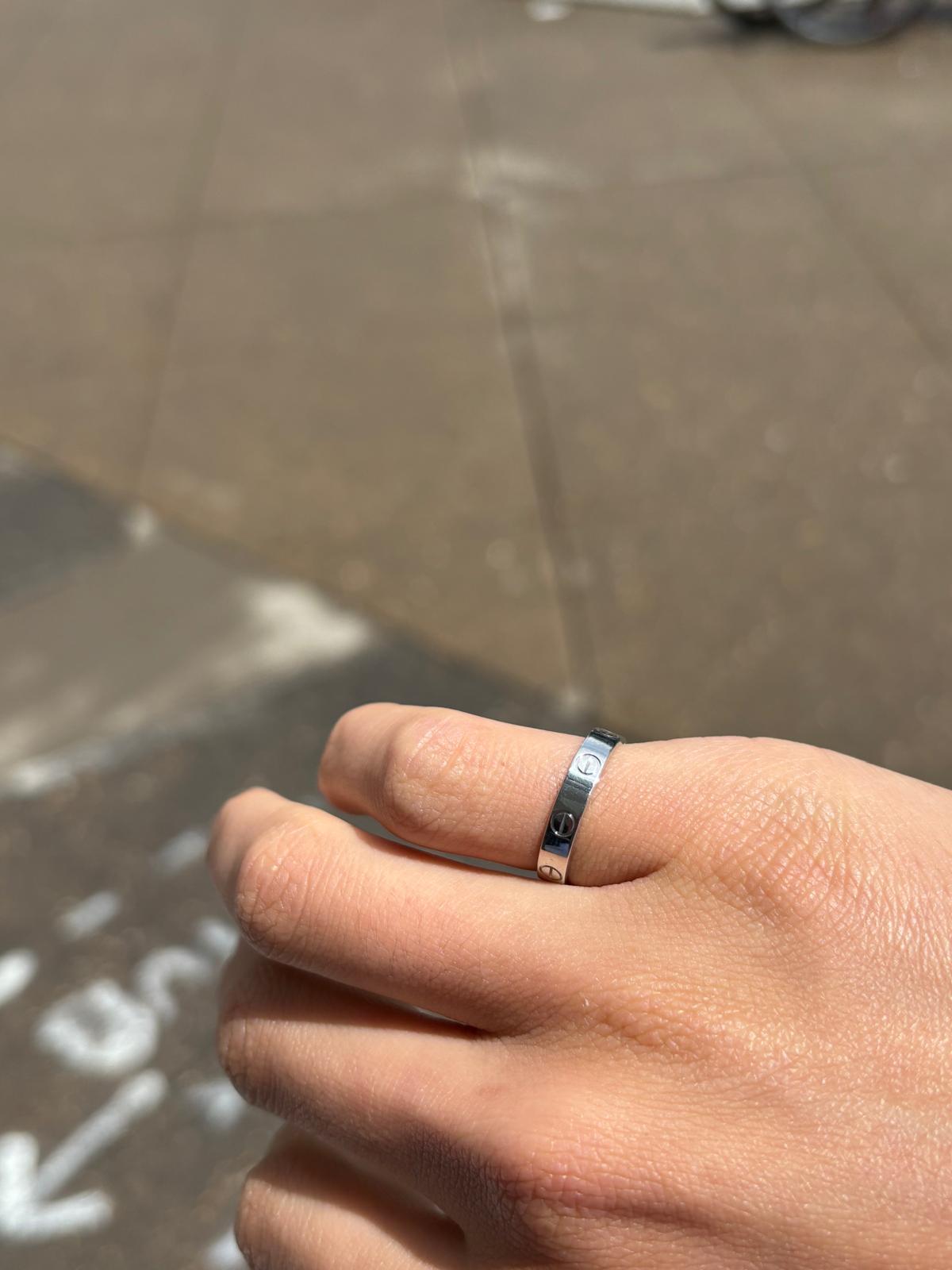 da uomo o donna Fede nuziale Love in oro bianco Cartier in vendita