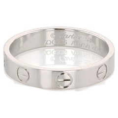 Alliance en or blanc Cartier Love Wedding Band