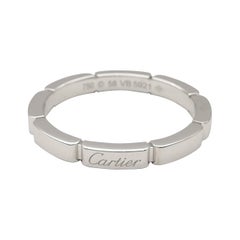 Cartier White Gold Maillon Band Ring