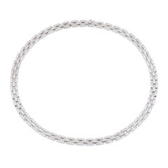 Cartier White Gold Maillon Panthere Necklace