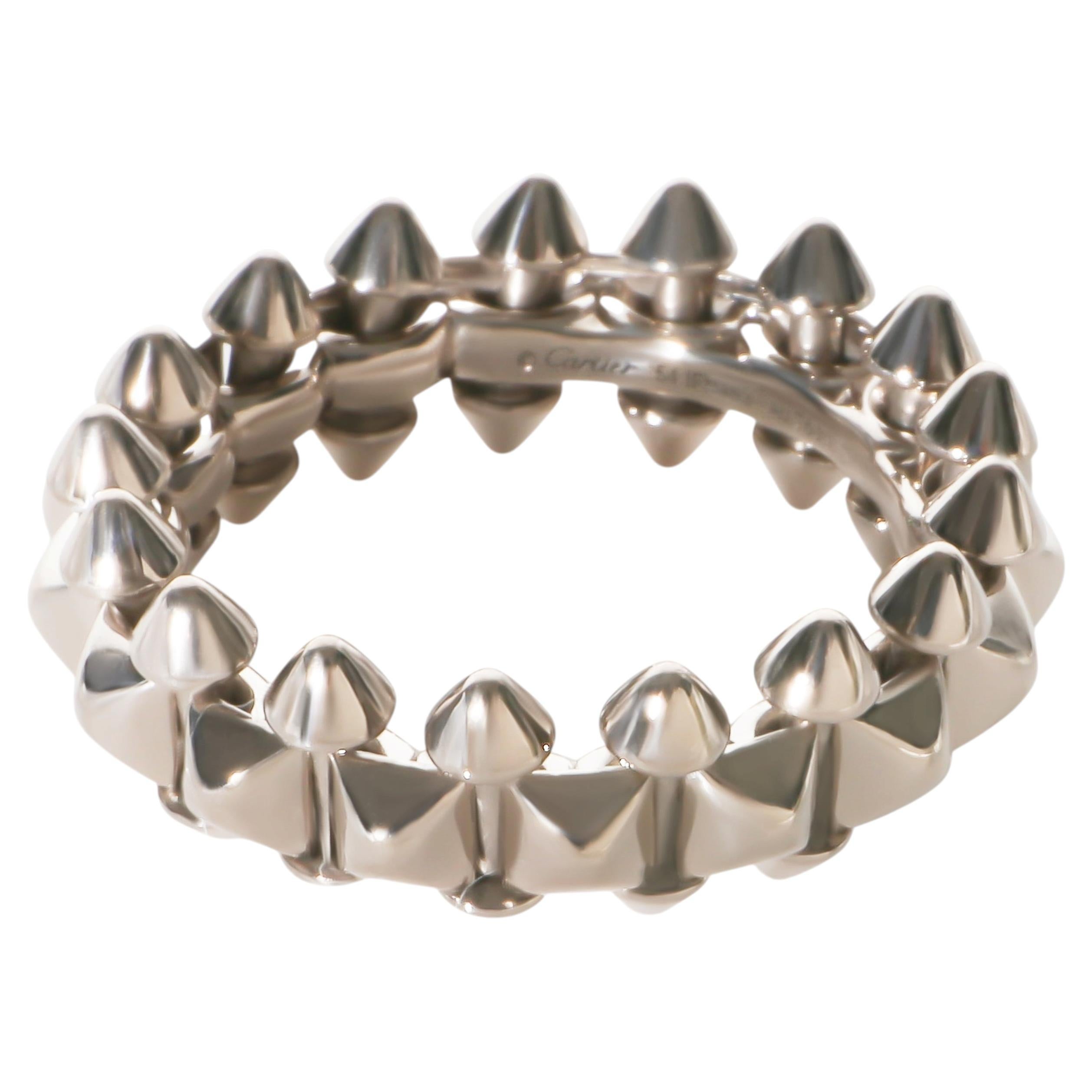Cartier White Gold Medium Model Clash de Cartier Ring For Sale