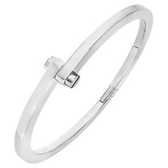 Cartier Bracelet menotte en or blanc