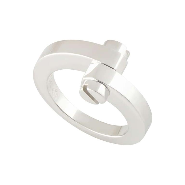 Cartier White Gold Menotte Ring