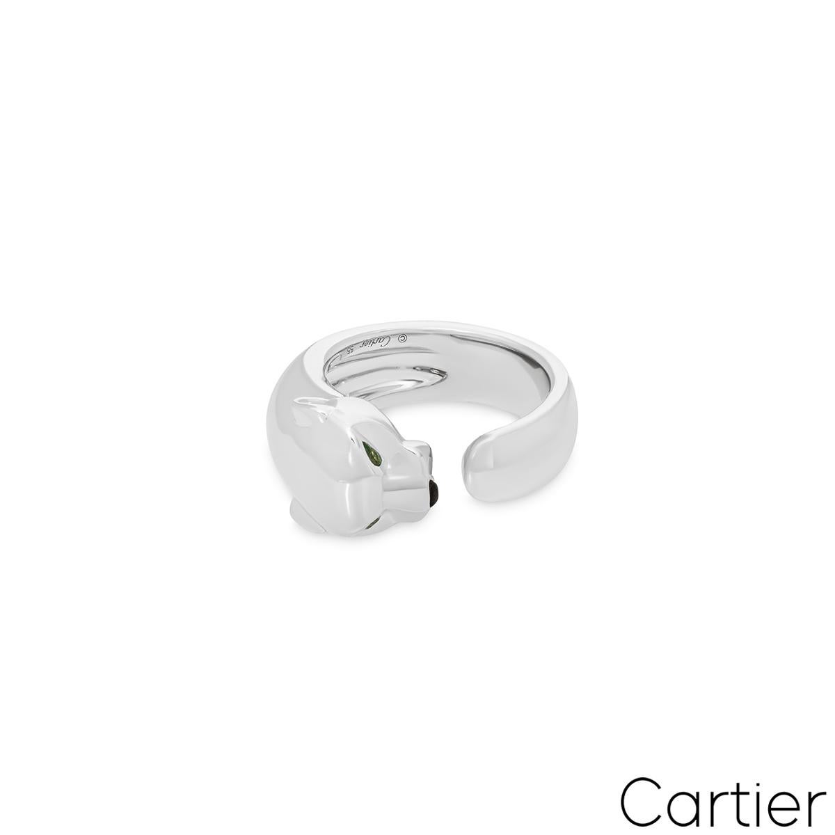 Taille poire Cartier Bague Panthère de Cartier en or blanc B4099500 en vente