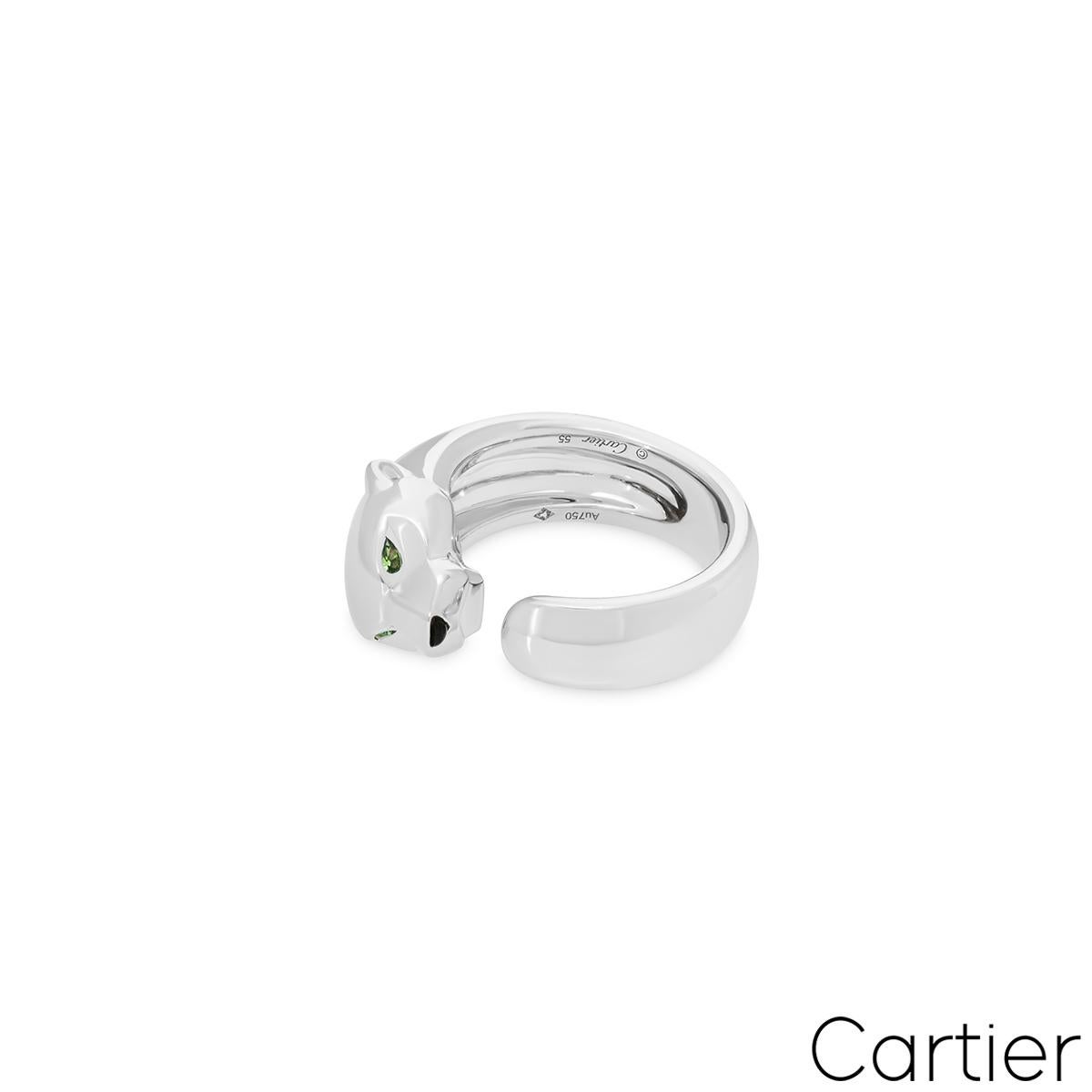 Cartier Weißgold Panthere De Cartier Ring B4099500 im Zustand „Hervorragend“ im Angebot in London, GB