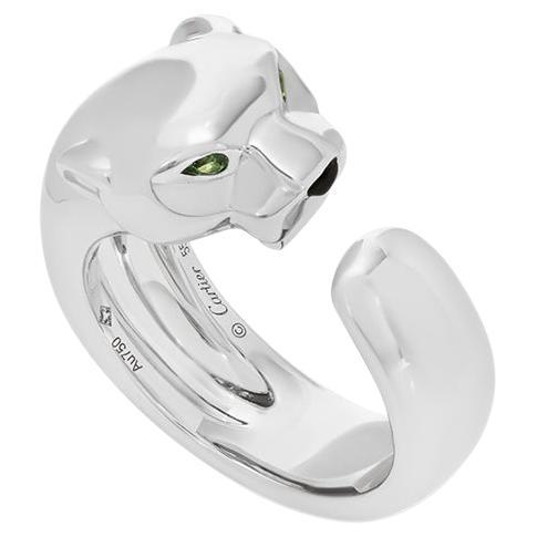 Cartier White Gold Panthere De Cartier Ring B4099500 For Sale