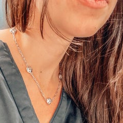 Cartier White Gold Pasha Spartacus Diamond Six Station Necklace