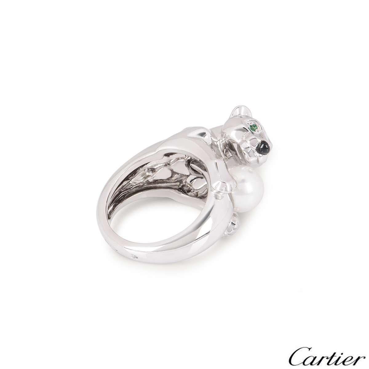 cartier panther ring silver