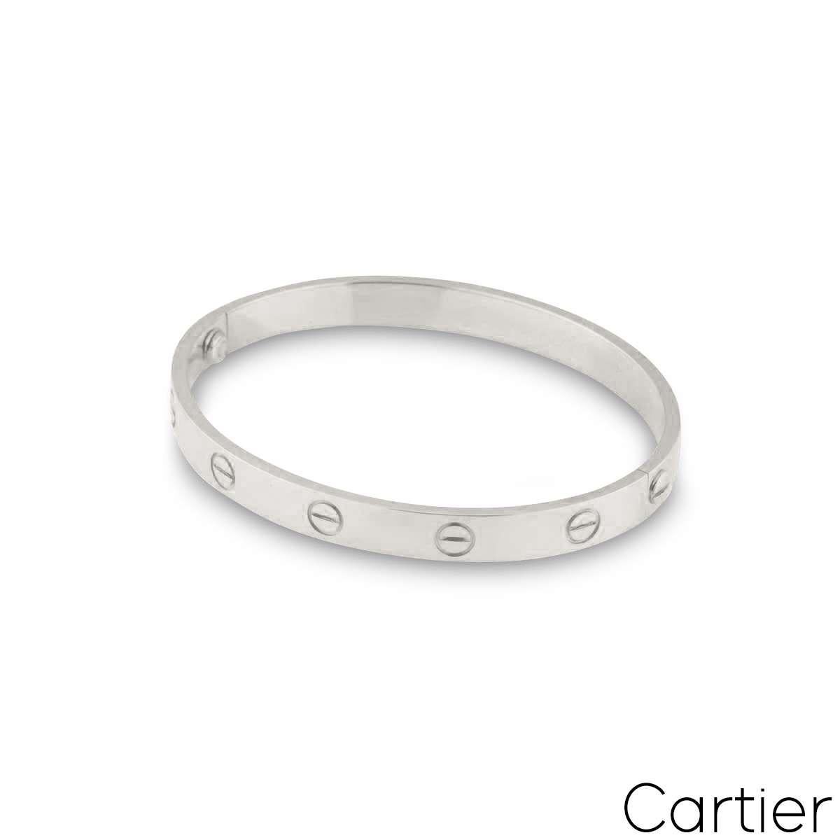 cartier love bracelet weight size 20