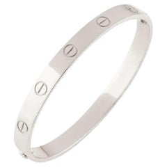 Cartier Bracelet Love en or blanc, taille 20 B6035420