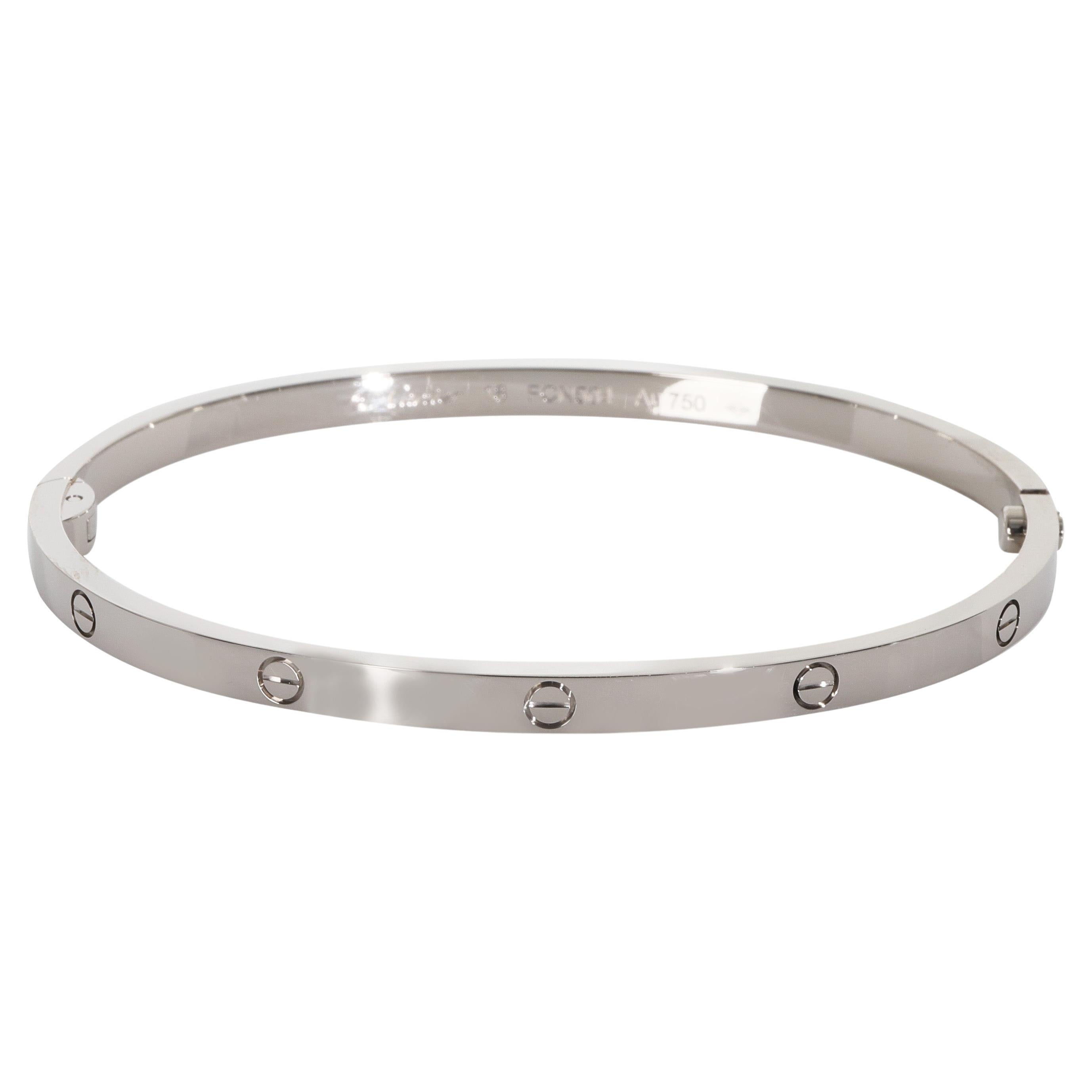 Cartier Oro Bianco Bracciale dell
amore Model No.