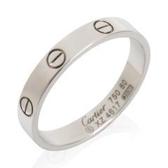 Cartier White Gold  Small Model Love Ring