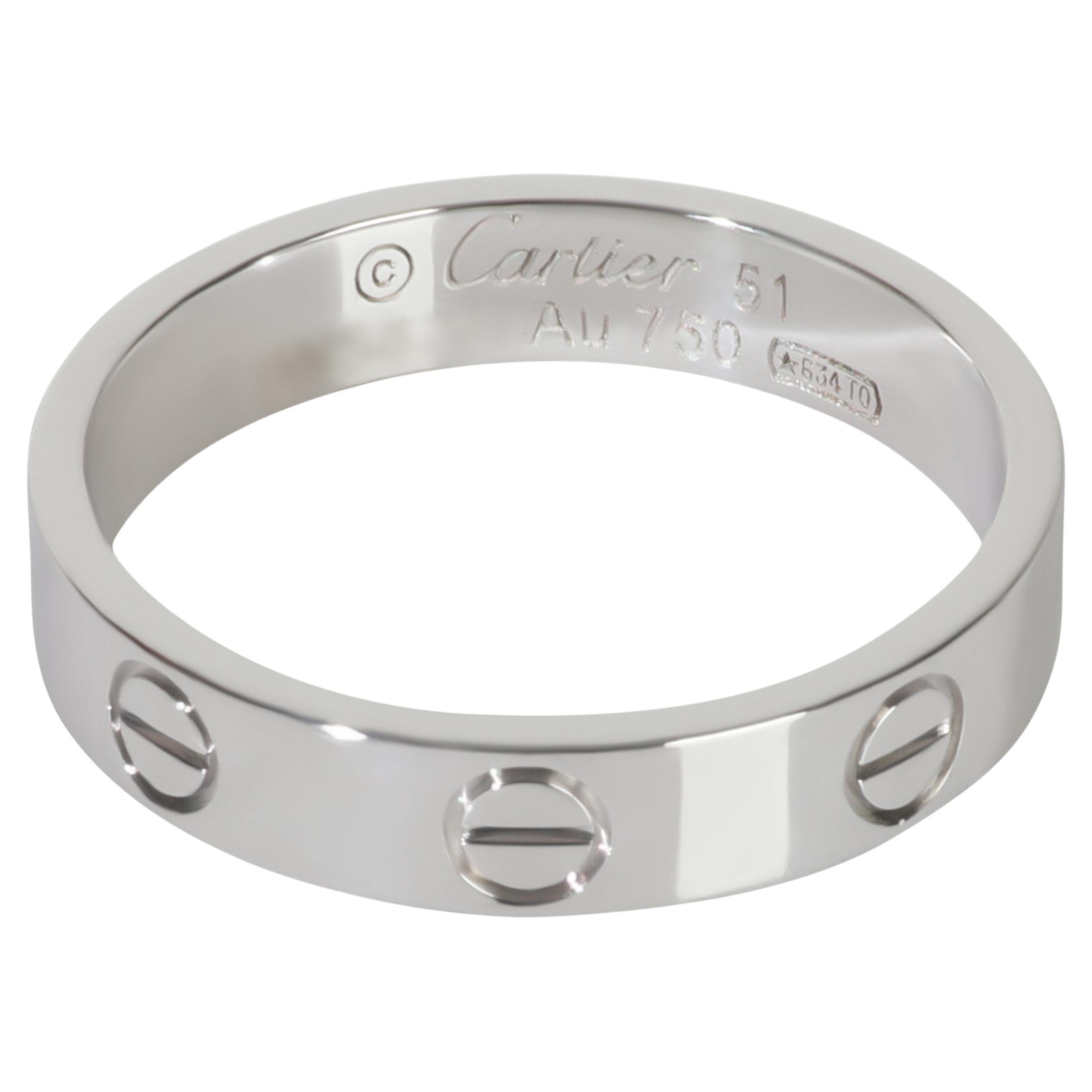 Cartier Oro Bianco  Anello dell
amore Model No.