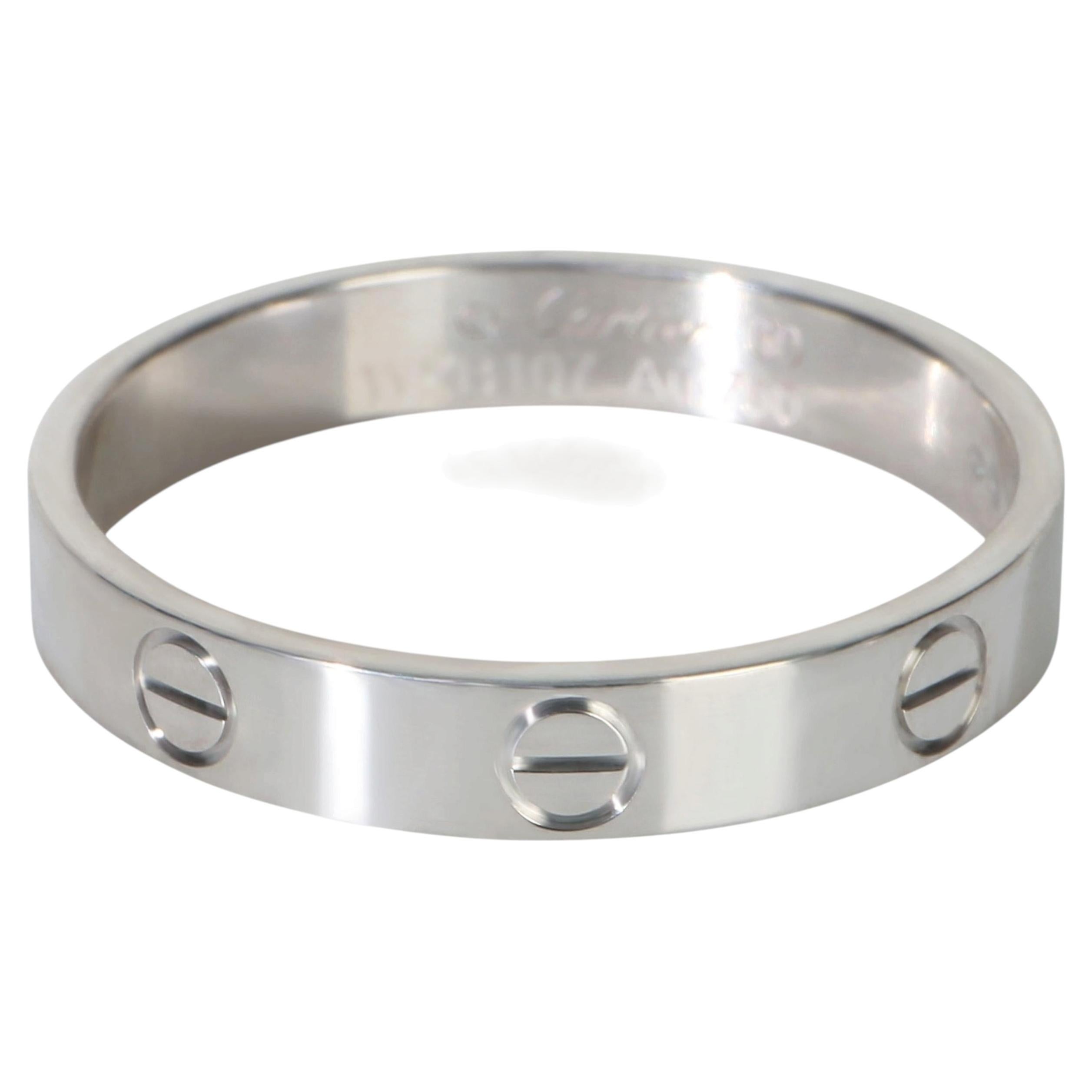 Cartier White Gold  Small Model Love Ring