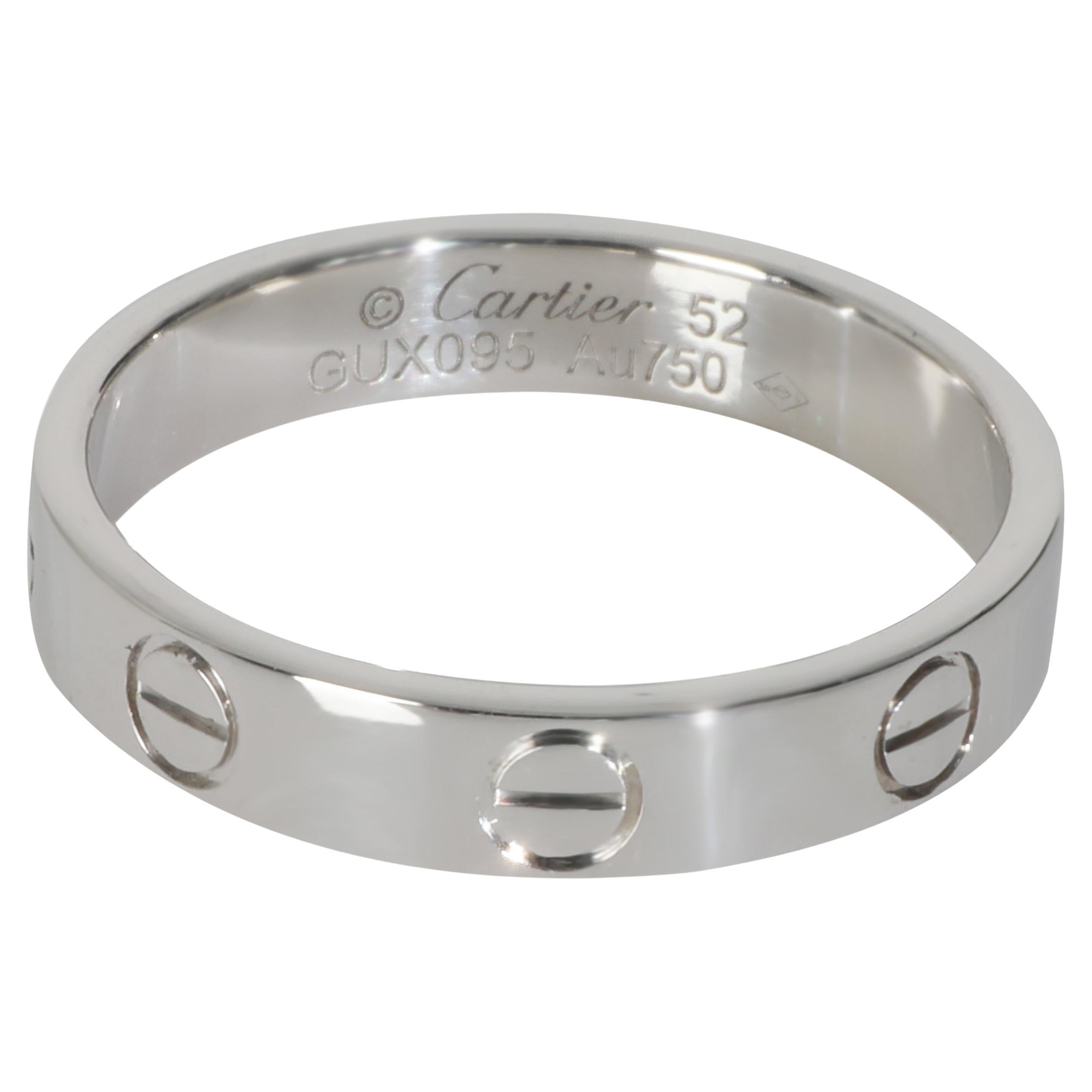 Cartier White Gold Small Model Love Ring
