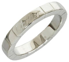 Cartier White Gold Tank Lanieres Ring