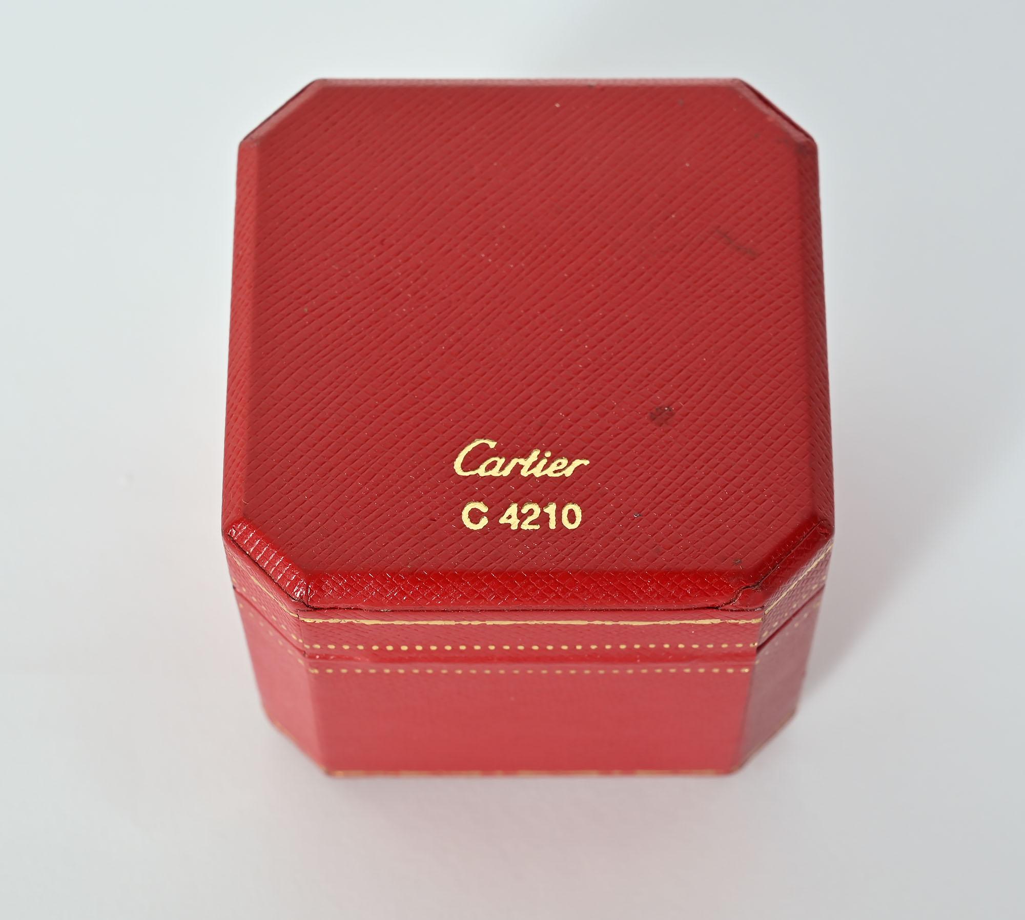 Contemporain Cartier, bague large en or blanc avec quartz rutile en vente