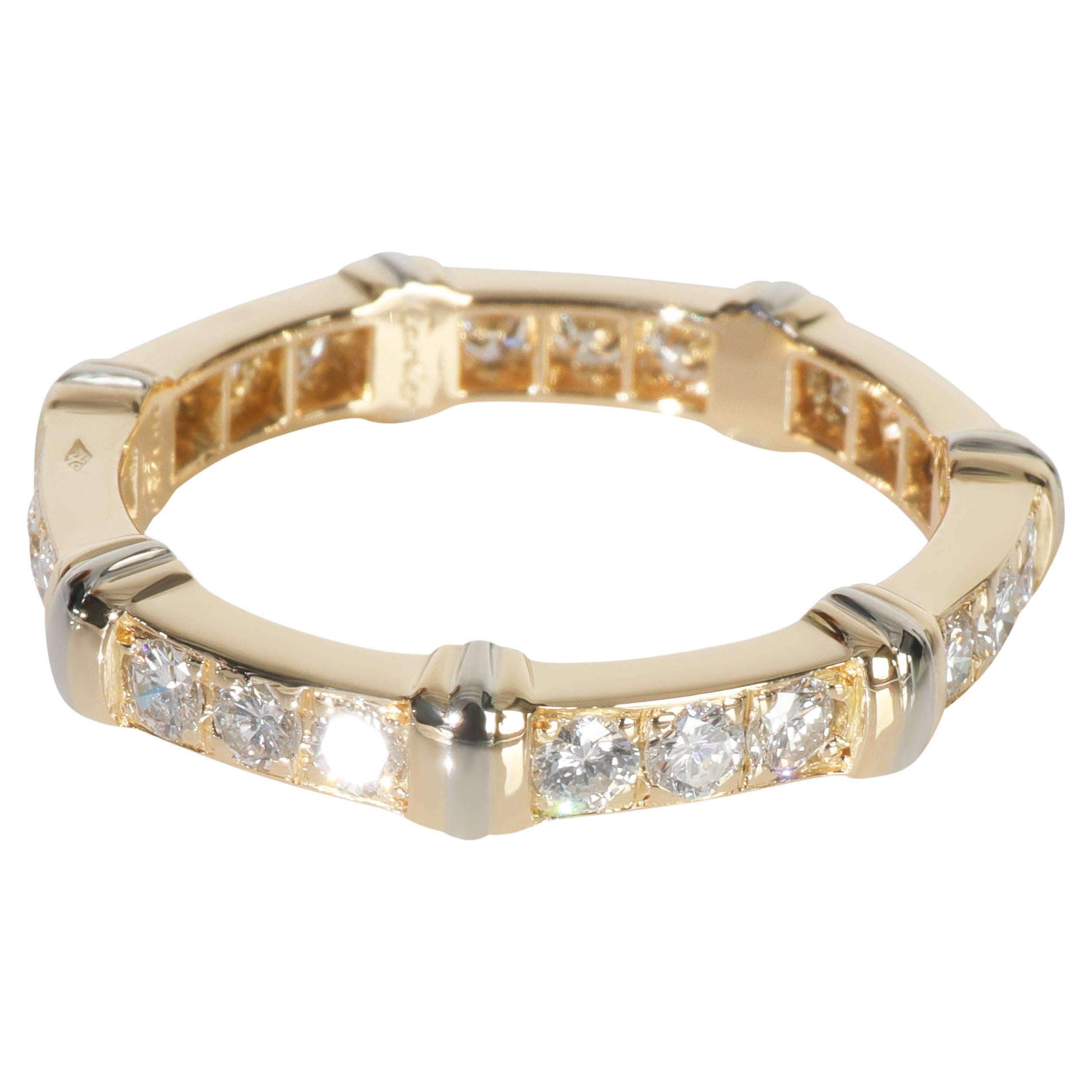 Cartier fascia in oro bianco e oro giallo con diamanti Vintage Contessa