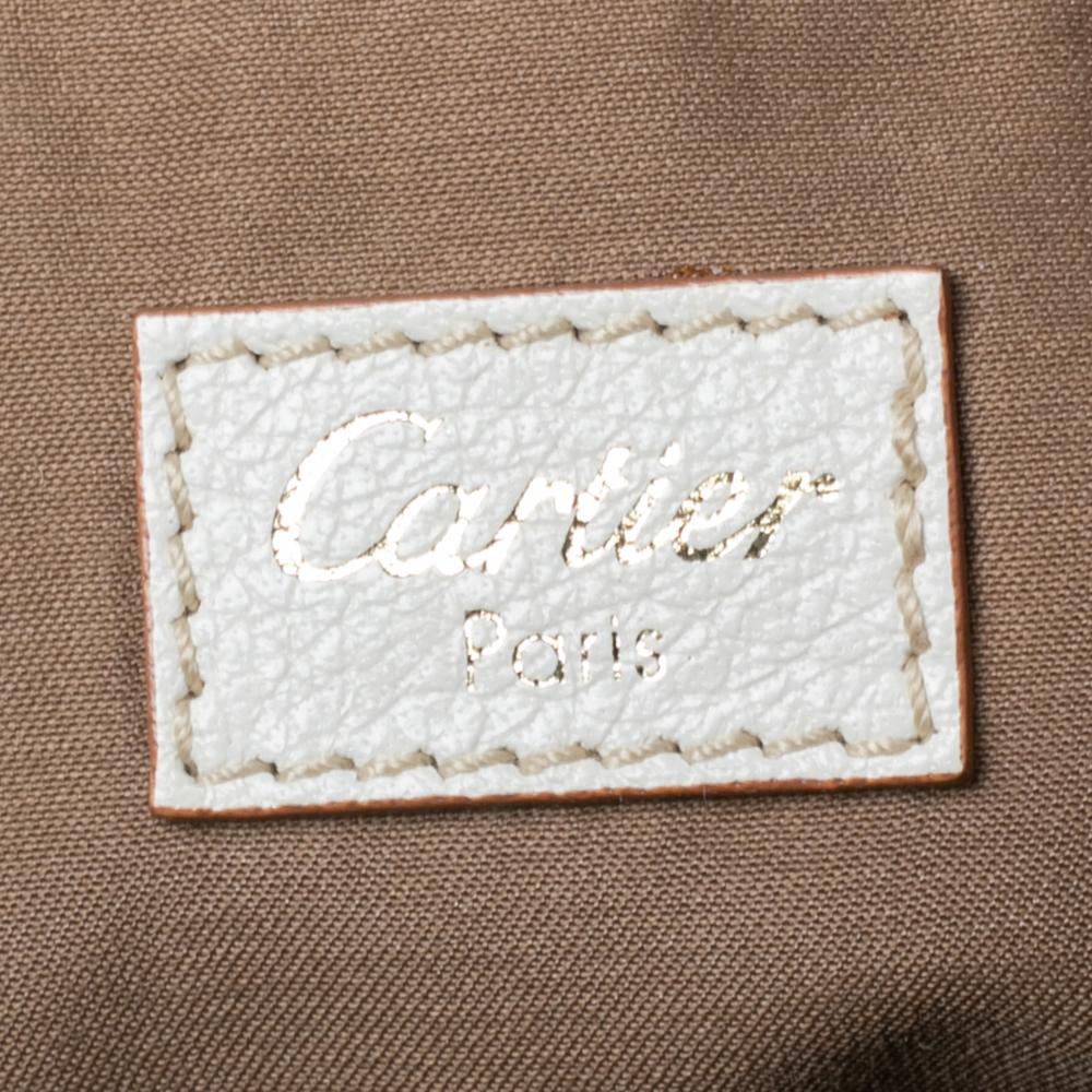 Women's Cartier White Leather Small Marcello De Cartier Bag