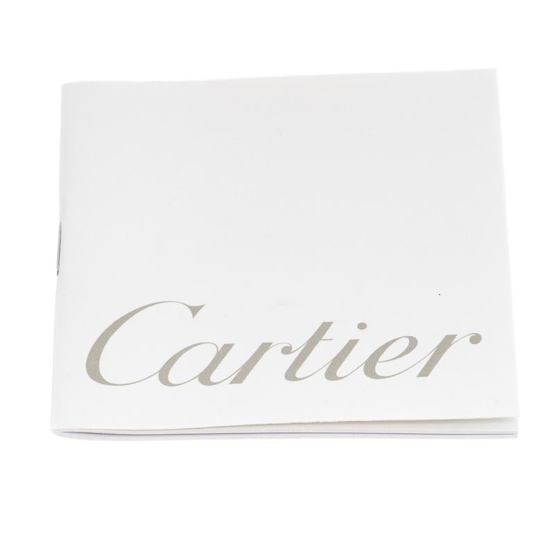 Cartier White Stainless Steel Santos Women's Wristwatch 33 mm 3