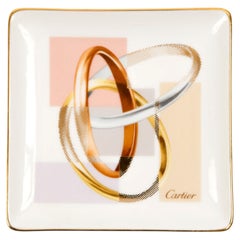 Organizador de porcelana «Anillo Trinity Blanco» de Cartier