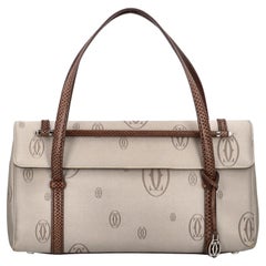 Cartier Women Handbags Beige Fabric 