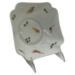 Cartier X Limoges Porcelain Butterfly Decorated French Bowl