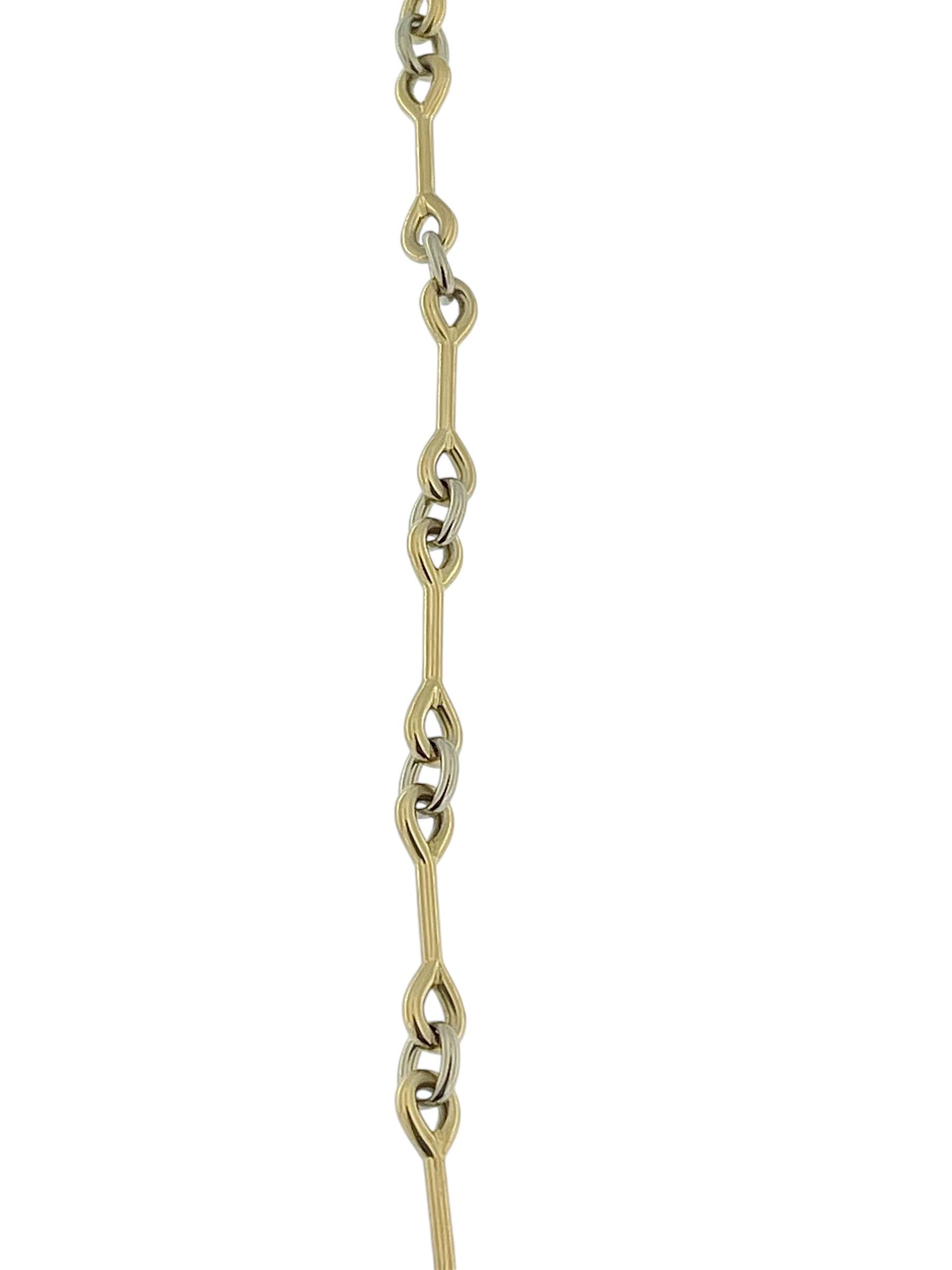 Artisan Cartier Yellow and White Gold Bracelet