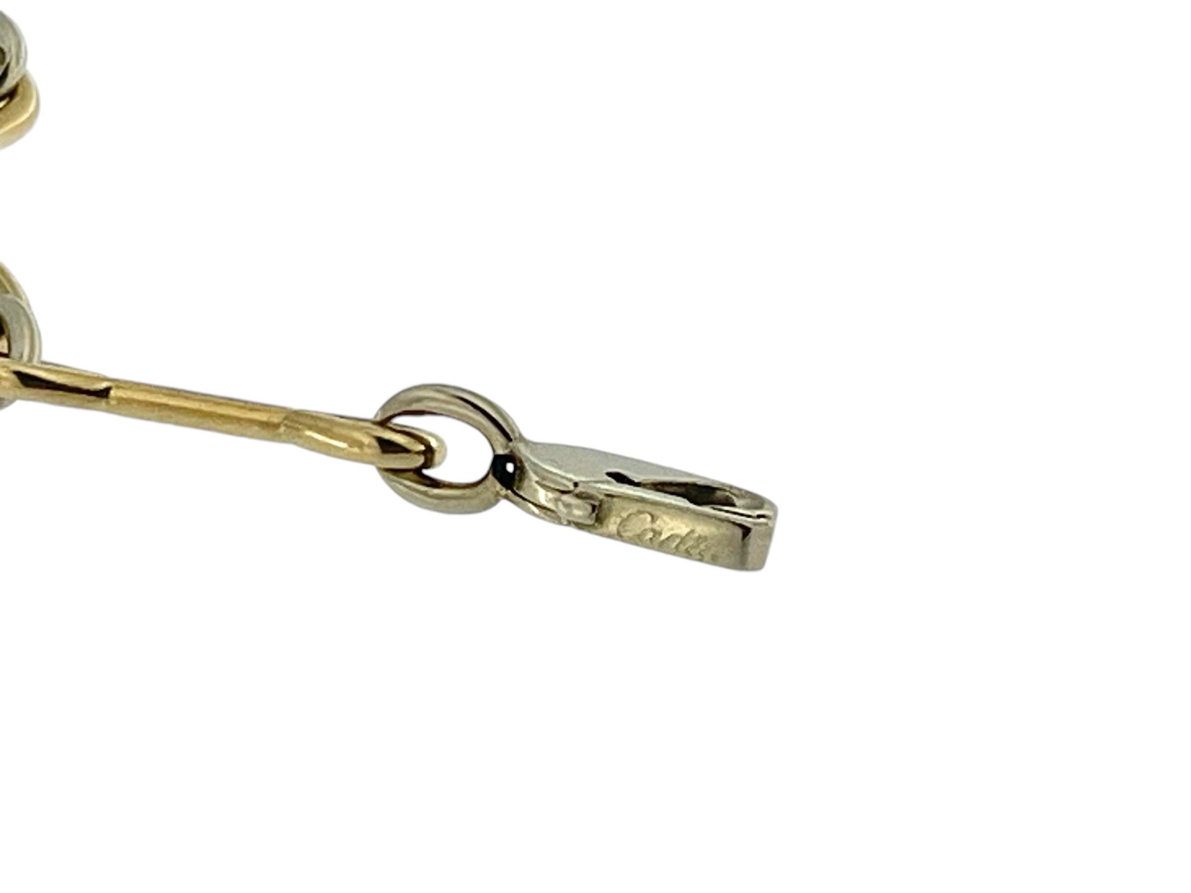 Cartier Yellow and White Gold Bracelet In Good Condition In Esch sur Alzette, Esch-sur-Alzette
