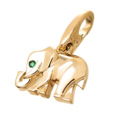 Cartier Yellow Gold and Gem Set Elephant Charm