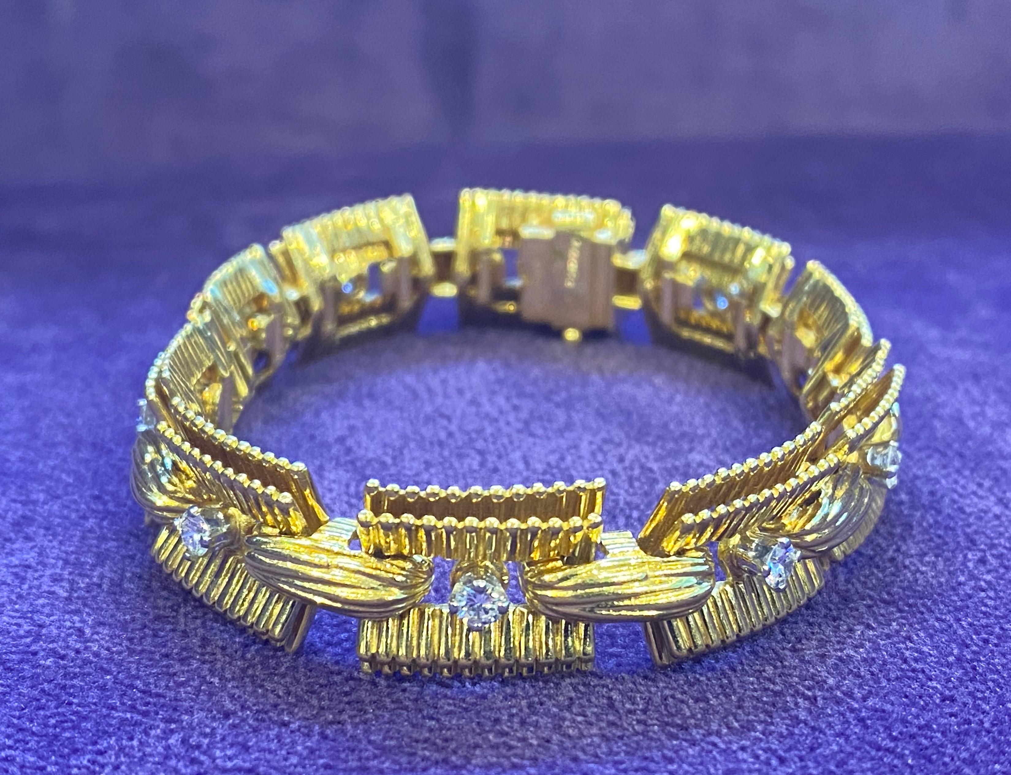 Women's Cartier Yellow Gold and Diamond Bracelet