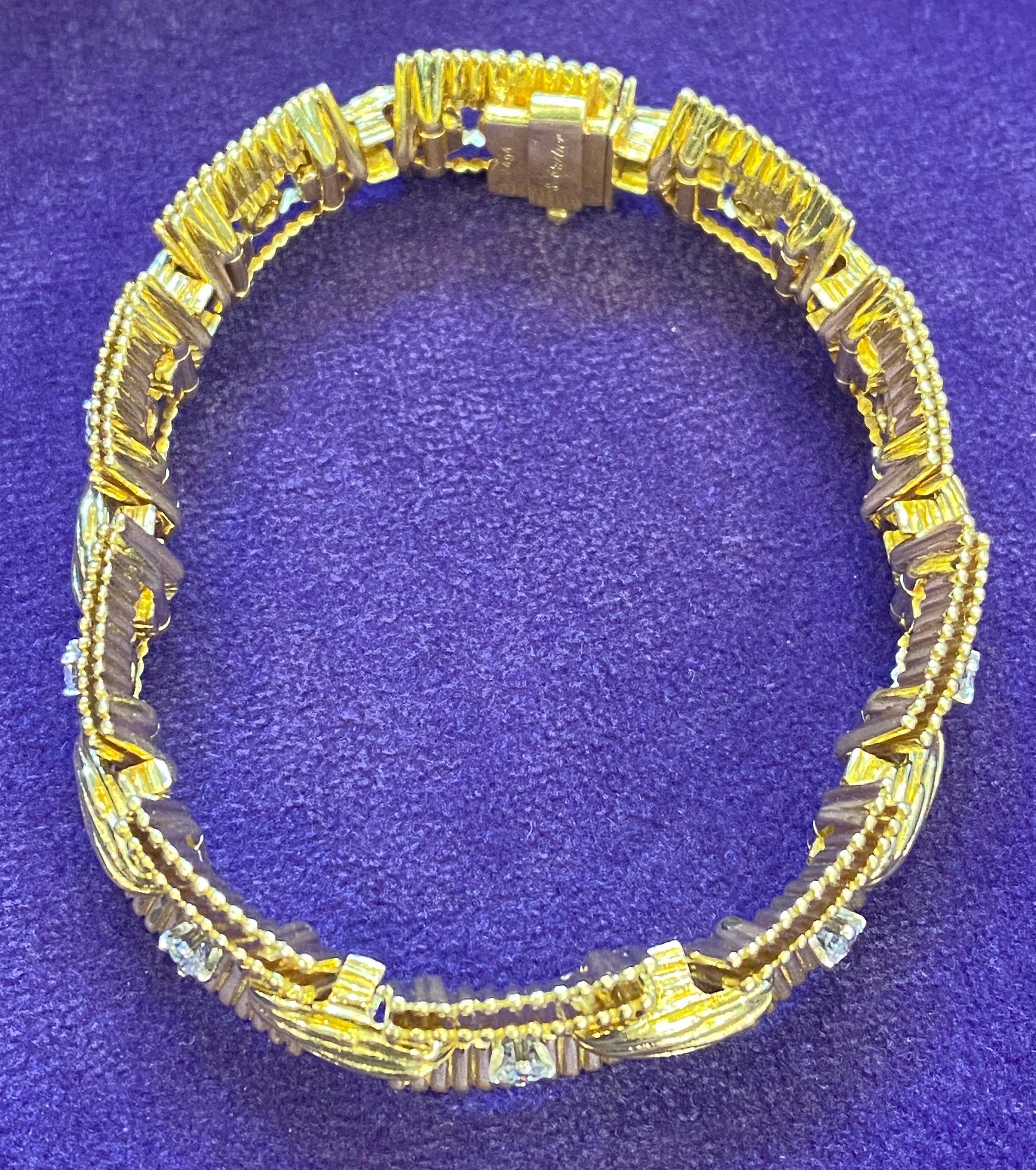 Cartier Yellow Gold and Diamond Bracelet 1