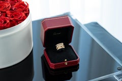 Cartier Yellow Gold and Diamond 'Mahango Panthère' Ring