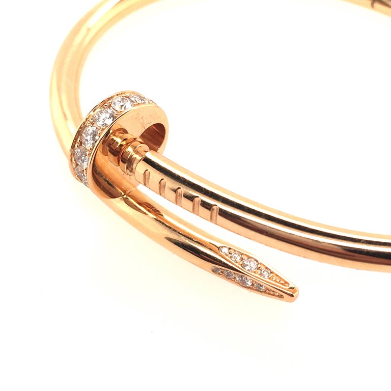 Cartier Yellow Gold and Diamond Nail Bracelet at 1stDibs cartier nail bracelet, nail bracelet