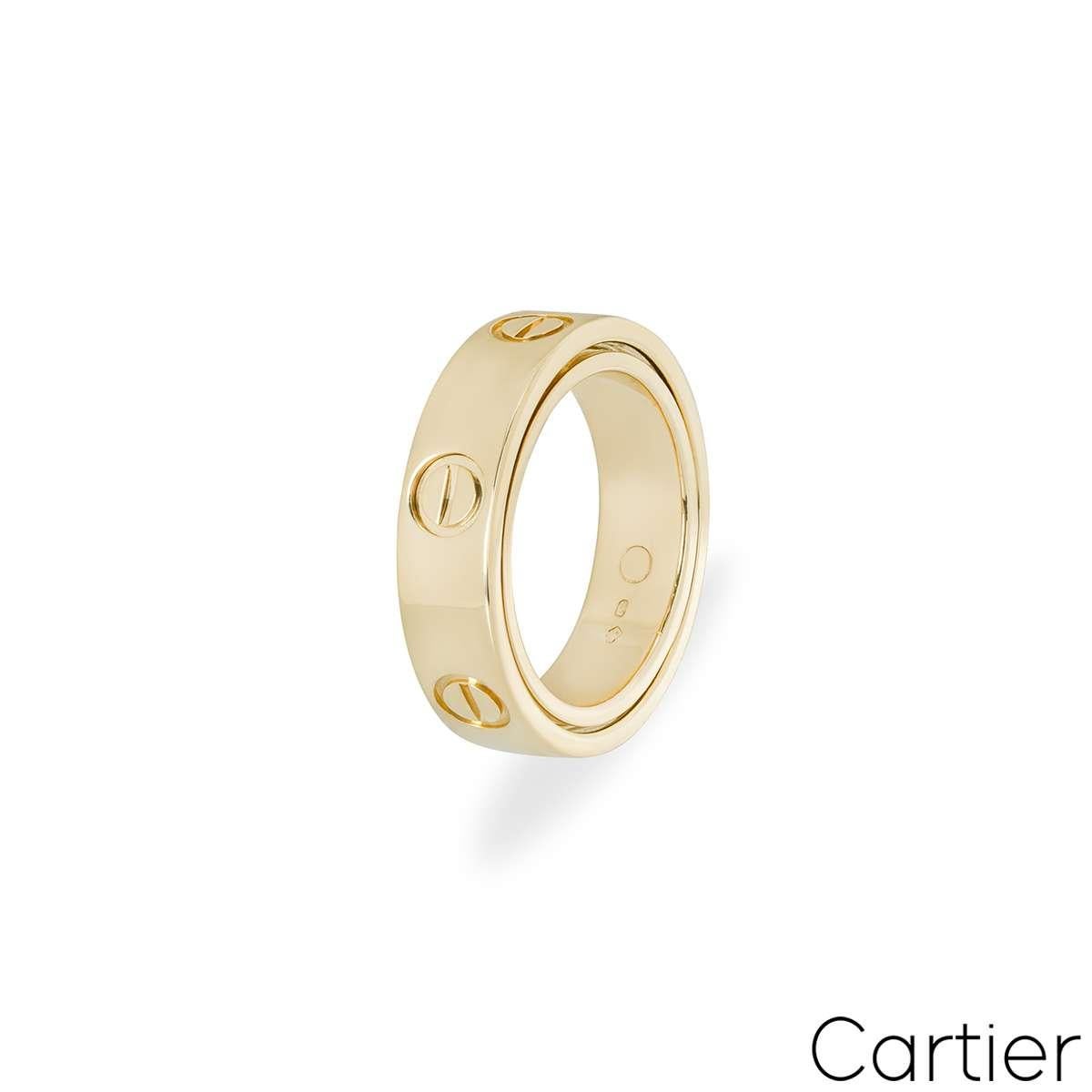 Cartier Yellow Gold Astro Love Ring Size 50 In Excellent Condition For Sale In London, GB