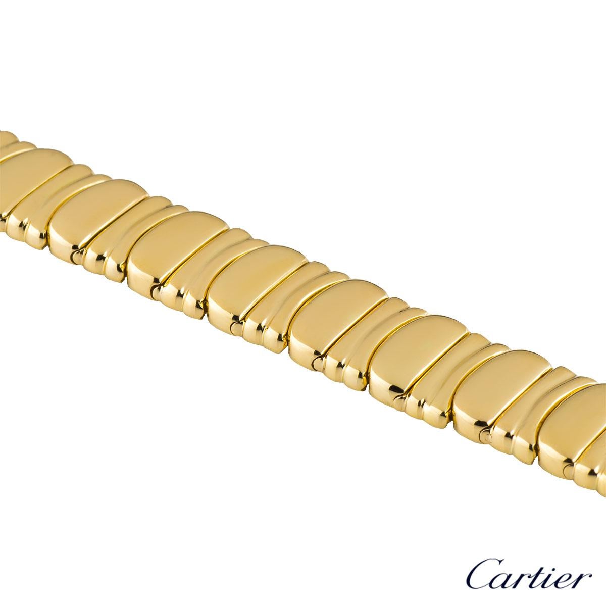 Cartier Yellow Gold Baignoire Bracelet In Excellent Condition In Mayfair, London, London