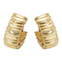 Cartier Yellow Gold Baignoire Earrings