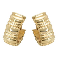 Cartier Yellow Gold Baignoire Earrings