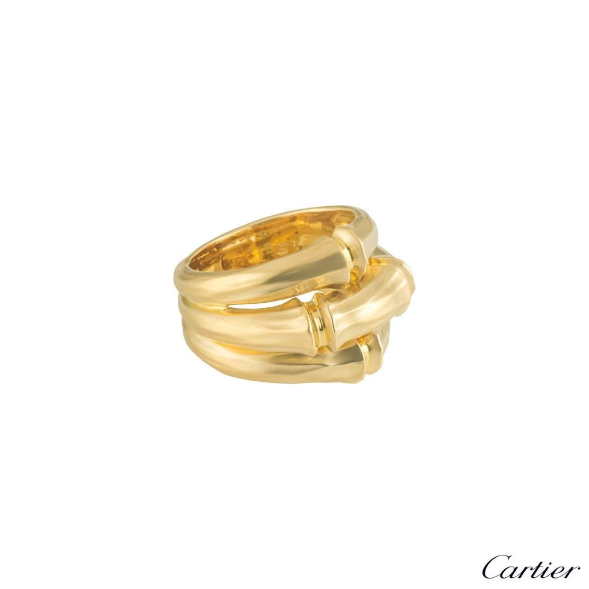 bague bambou cartier