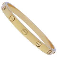 Cartier Yellow Gold Bangle with Screwdriver Bracelet