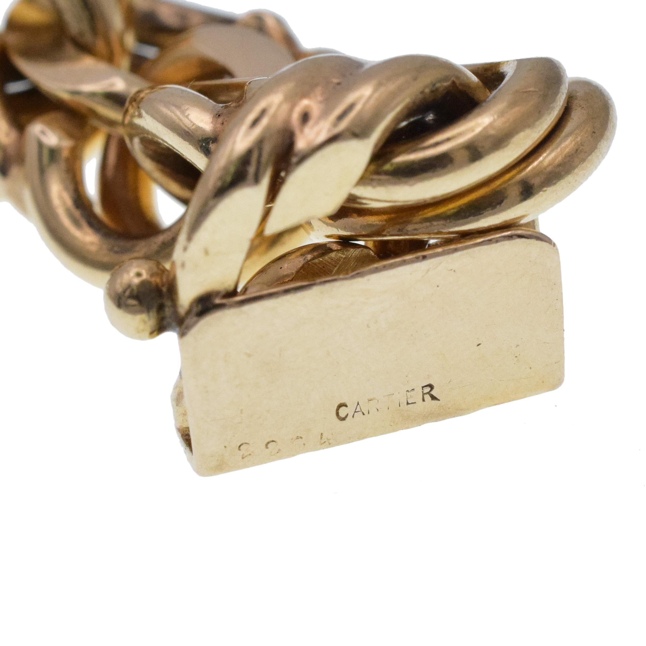 Cartier  Bracciale a catena Bismark in oro giallo 6
