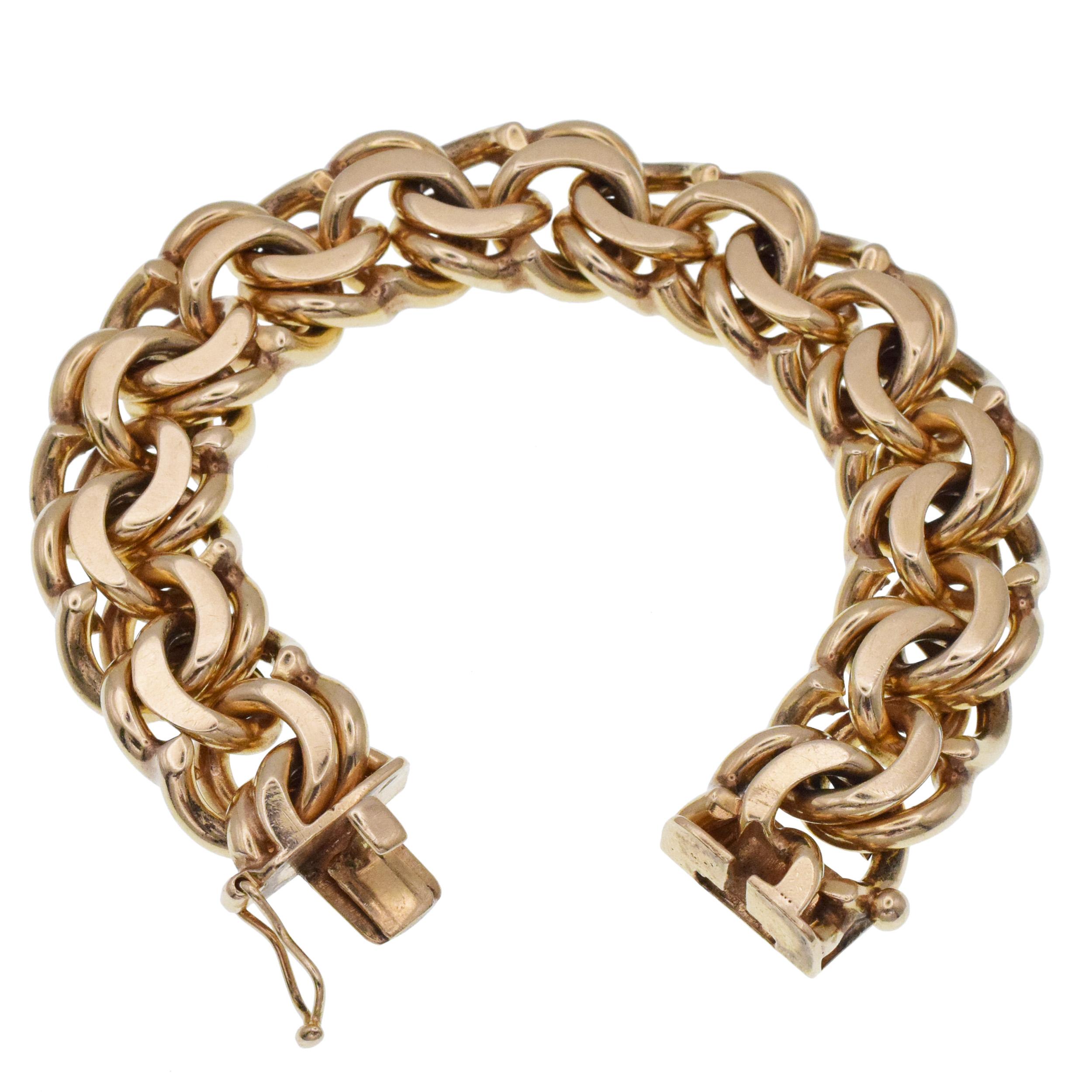 Artista Cartier  Bracciale a catena Bismark in oro giallo