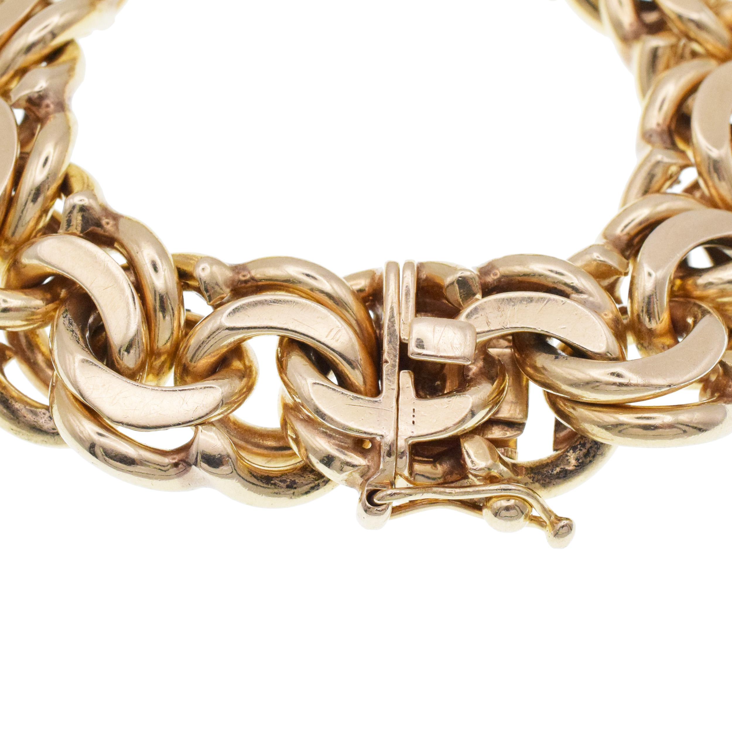 da uomo o donna Cartier  Bracciale a catena Bismark in oro giallo
